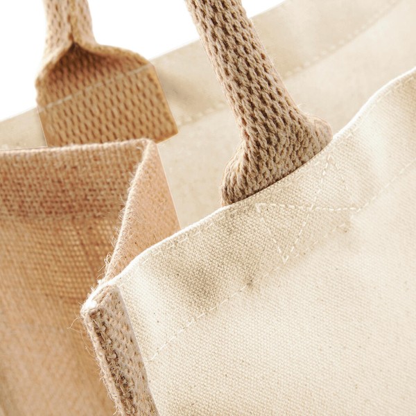Printers` Midi Jute Bag  