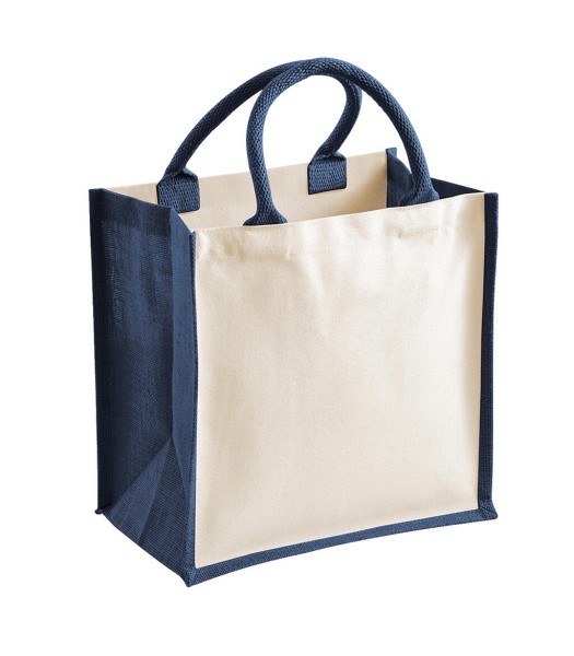 Printers` Midi Jute Bag  