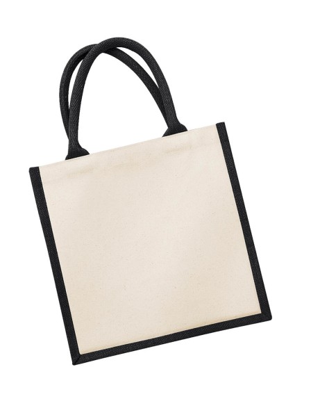 Printers` Midi Jute Bag  