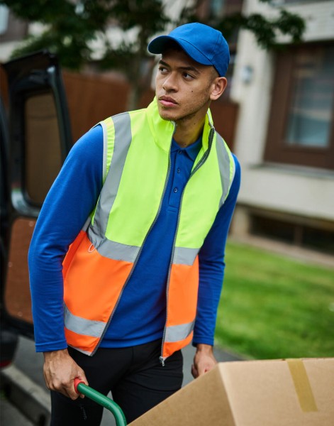 Pro Hi-Vis Full Zip Gilet  