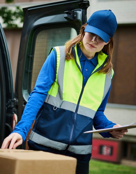 Pro Hi-Vis Full Zip Gilet  
