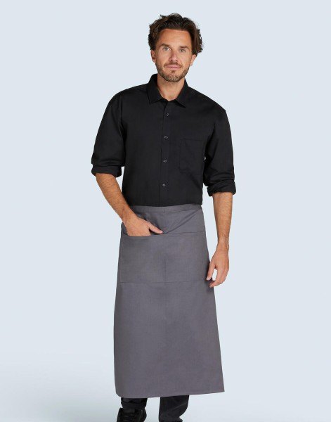 ROME - Medium Length Bistro Apron with Pocket  
