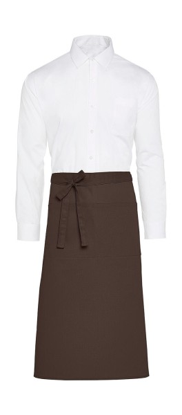 ROME - Recycled Bistro Apron with Pocket Barna 