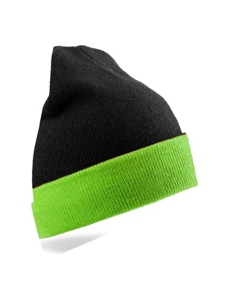 Recycled Black Compass Beanie  
