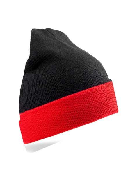 Recycled Black Compass Beanie  