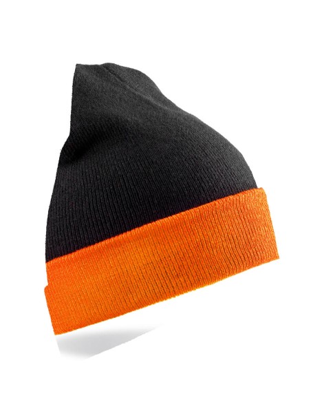Recycled Black Compass Beanie  