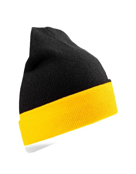 Recycled Black Compass Beanie  