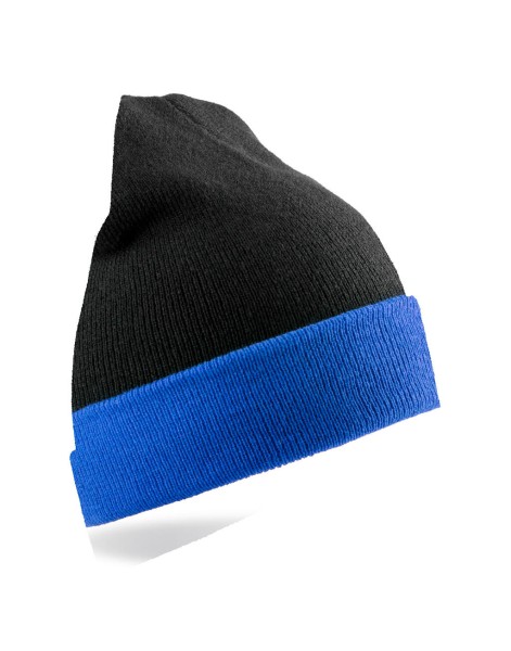 Recycled Black Compass Beanie  