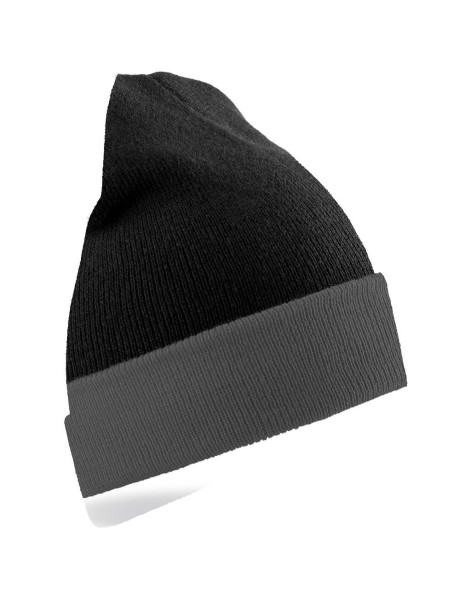 Recycled Black Compass Beanie  