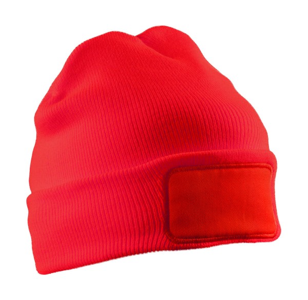Recycled Double Knit Printers Beanie  
