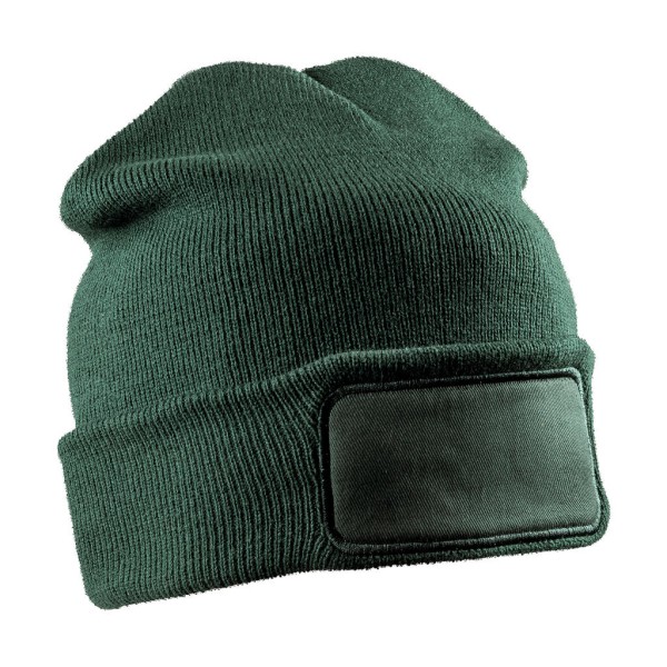 Recycled Double Knit Printers Beanie  