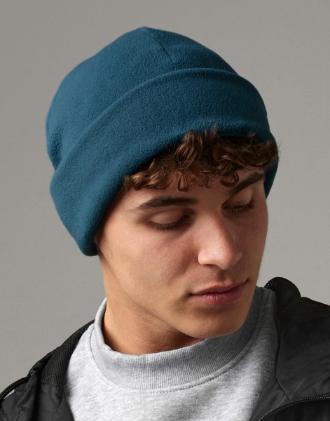 Recycled Fleece Cuffed Beanie  