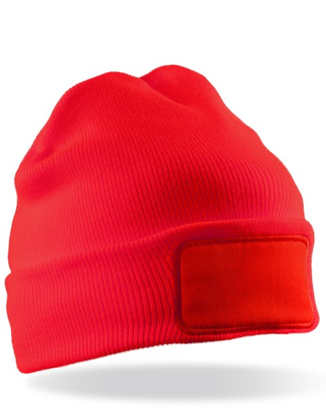 Recycled Thinsulate™ Printers Beanie Piros 