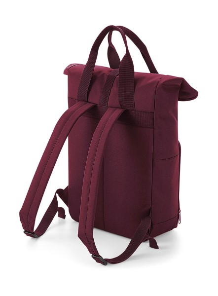 Recycled Twin Handle Roll-Top Backpack  