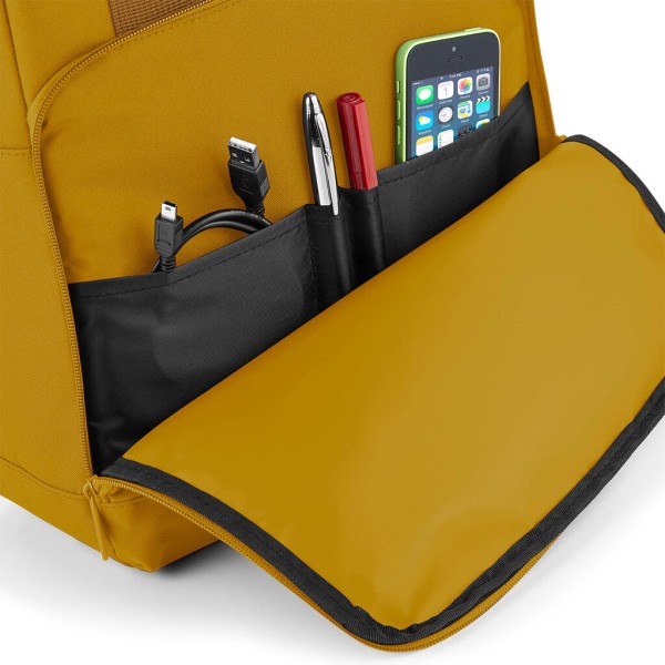 Recycled Twin Handle Roll-Top Backpack  