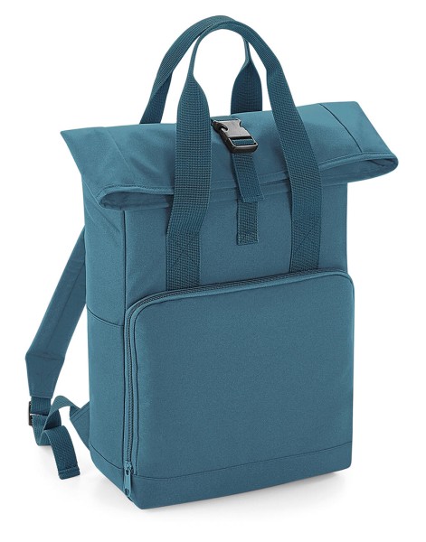 Recycled Twin Handle Roll-Top Backpack  