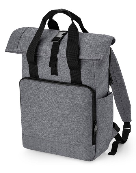 Recycled Twin Handle Roll-Top Laptop Backpack  
