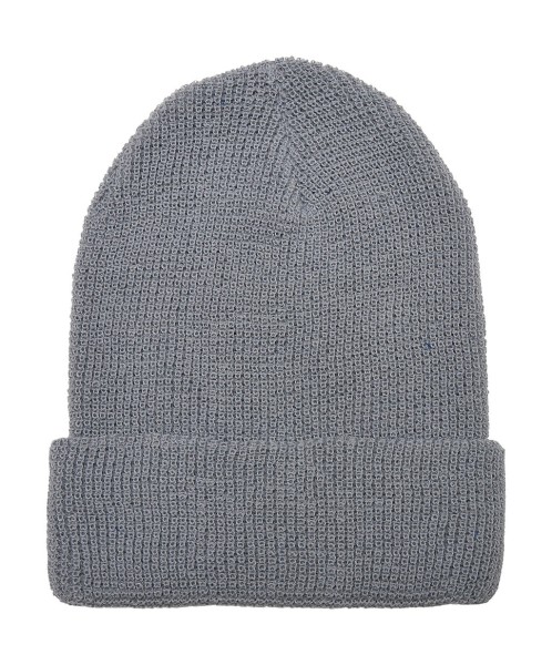 Recycled Yarn Waffle Knit Beanie  