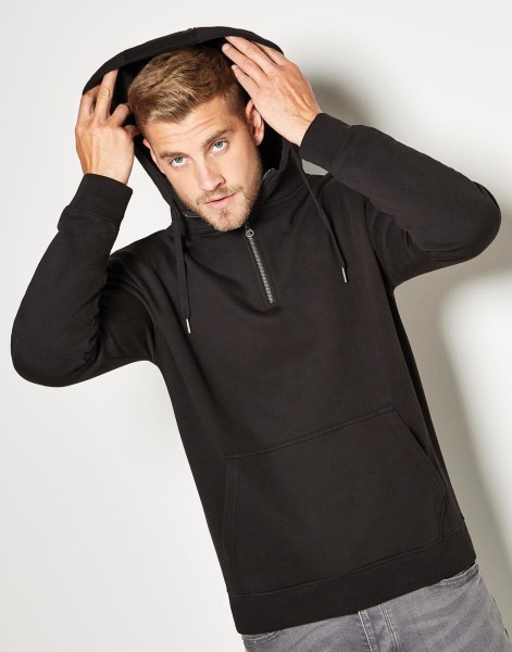 Regular Fit 1/4 Zip Hoodie  
