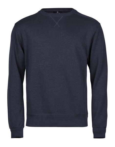 Ribbed Interlock Crew Neck  