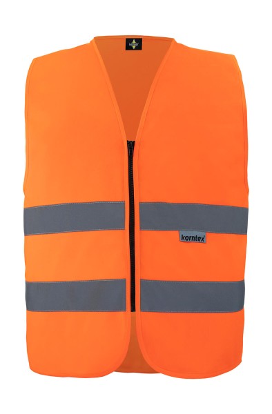 Safety Vest with Zipper Cologne Narancssárga 