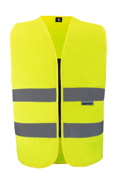 Safety Vest with Zipper Cologne Sárga 