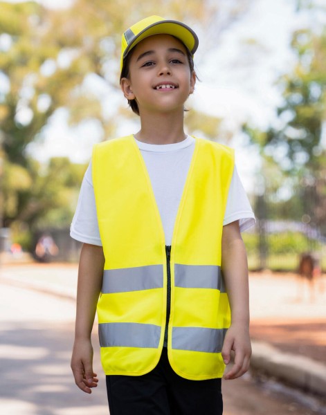 Safety Zipper Vest for Kids Aalborg Narancssárga 