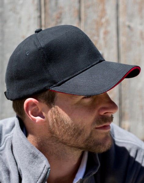 Sandwich Brushed Cotton Cap  