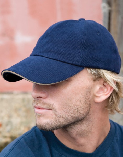 Sandwich Brushed Cotton Cap  