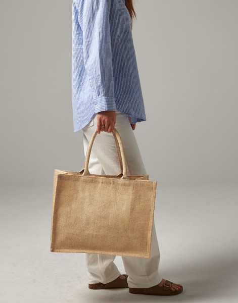 Shimmer Jute Shopper  