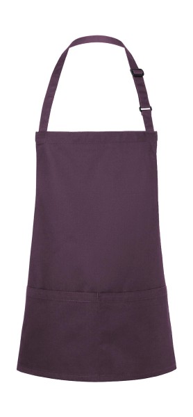 Short Bib Apron Basic with Buckle and Pocket  
