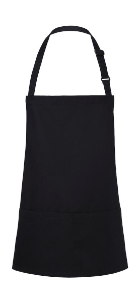 Short Bib Apron Basic with Buckle and Pocket  