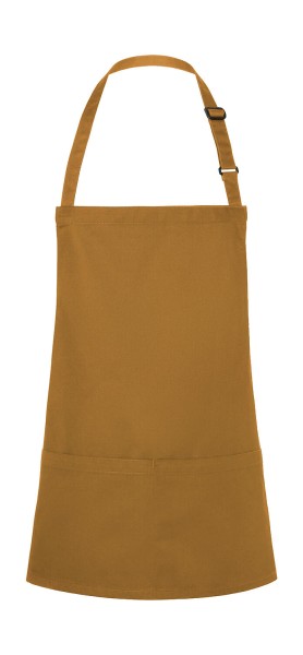 Short Bib Apron Basic with Buckle and Pocket  