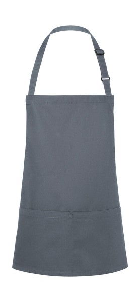 Short Bib Apron Basic with Buckle and Pocket  