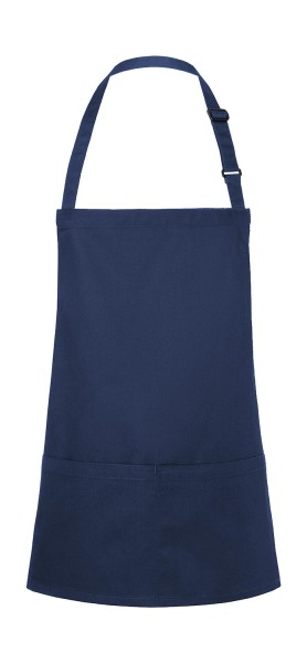 Short Bib Apron Basic with Buckle and Pocket  