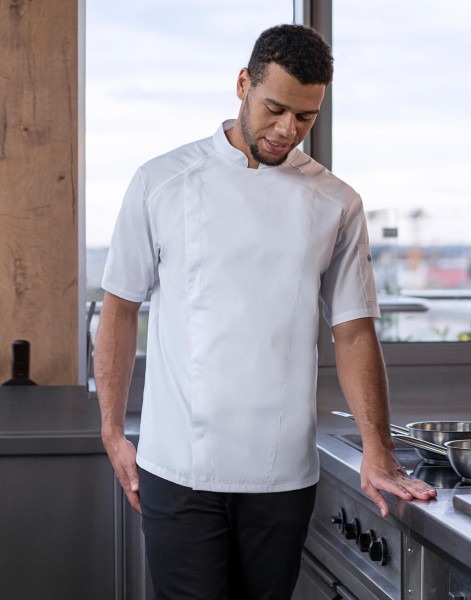 Short-Sleeve Chef Jacket Modern-Look  