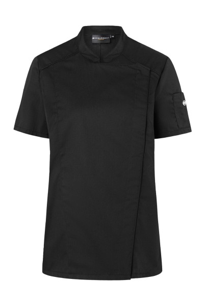 Short-Sleeve Ladies` Chef Jacket Modern-Look  