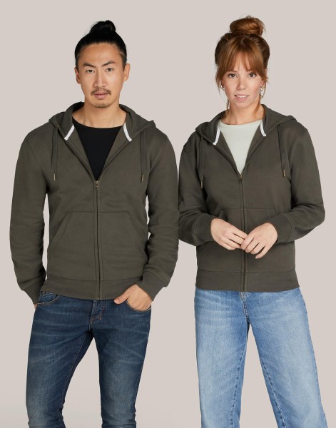 Signature Tagless Hooded Full Zip Unisex  