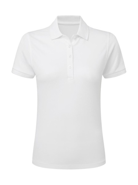 Signature Tagless Polo Stretch Women Fehér 