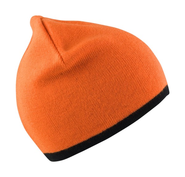 Soft Feel Cuffless Reversible Beanie  