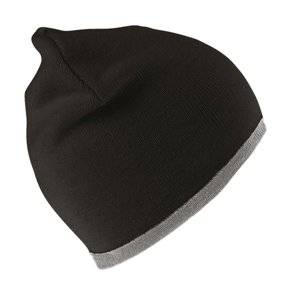Soft Feel Cuffless Reversible Beanie  
