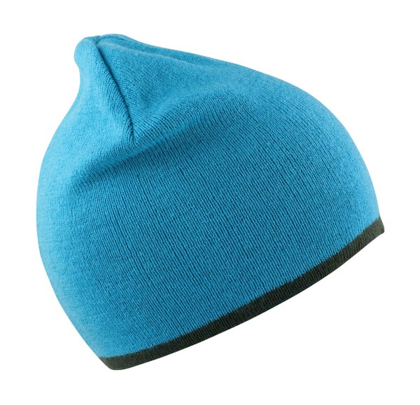 Soft Feel Cuffless Reversible Beanie  
