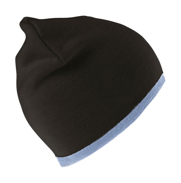 Soft Feel Cuffless Reversible Beanie  