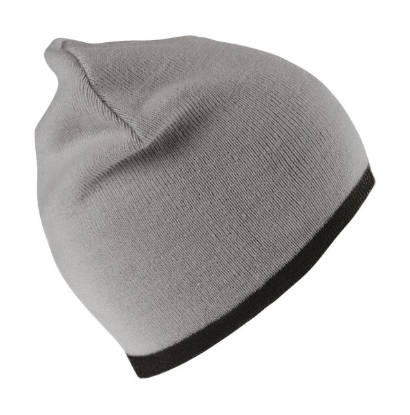 Soft Feel Cuffless Reversible Beanie  