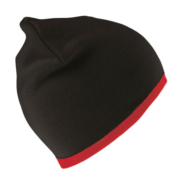 Soft Feel Cuffless Reversible Beanie  