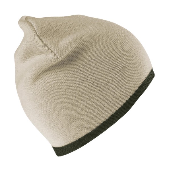 Soft Feel Cuffless Reversible Beanie  