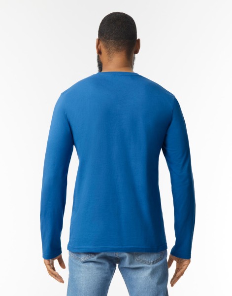 Softstyle Adult Long Sleeve T-Shirt Piros 