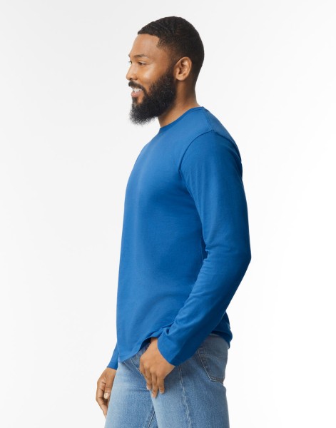 Softstyle Adult Long Sleeve T-Shirt Piros 