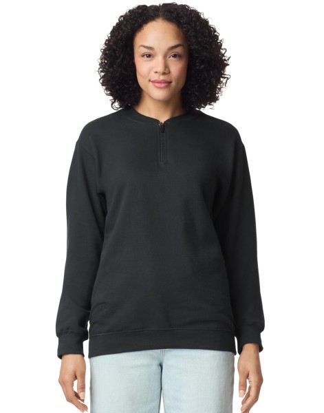 Softstyle Midweight Adult Fleece 1/4 Zip Sweat  