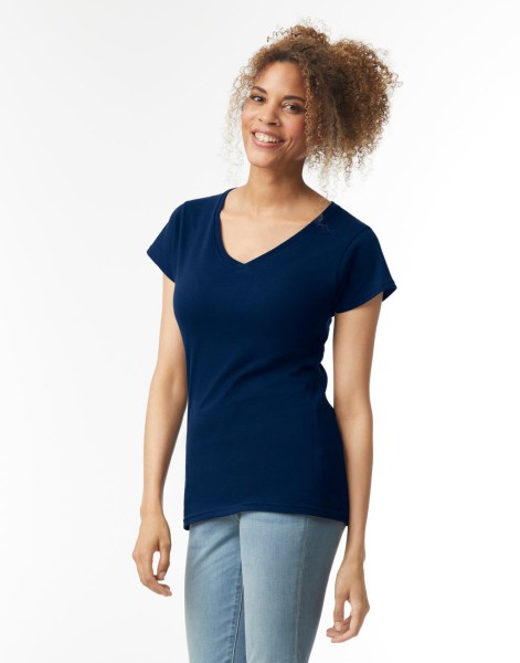 Softstyle Women`s V-Neck T-Shirt  